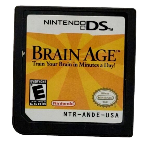 Brain Age Nintendo DS/DSi Game Only Train Your Brain In Minutes A Day
